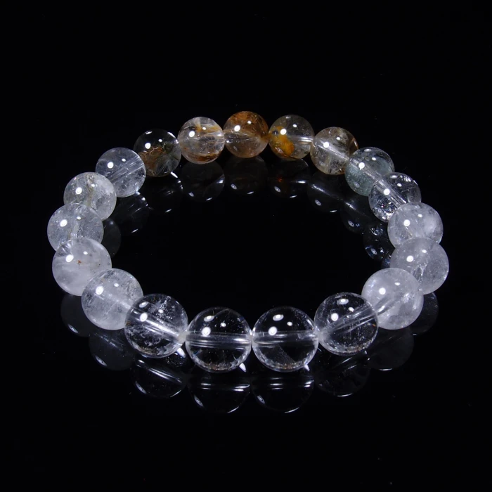 日本産水晶ブレスレット