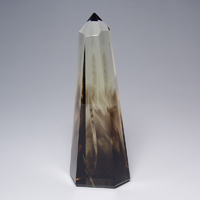 茶黄水晶六角柱(幻影水晶)