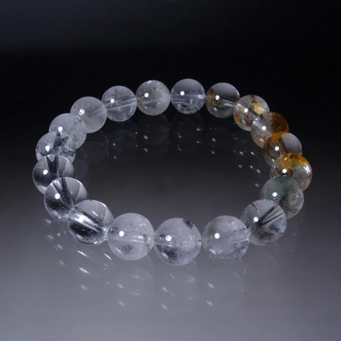 BYS5034山梨県増富産水晶ブレスレット