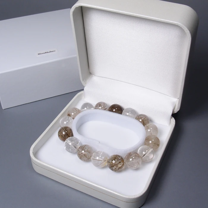 BYS5036山梨県竹森産水晶ブレスレット