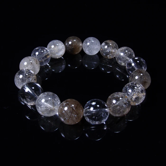 BYS5037山梨県竹森産水晶ブレスレット