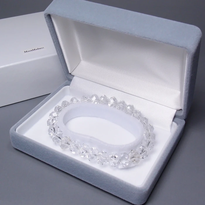 BYS5038山梨県八幡山産水晶ブレスレット