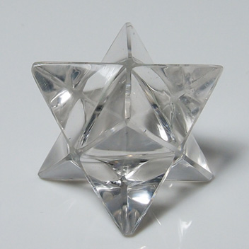 水晶・天然石専門店　ムーンマッドネスヒマラヤ水晶のマカバスター　星型八面体　K983